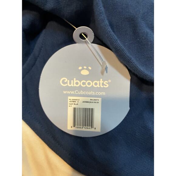 Cubcoats Rekka the Raccoon 2 In 1 Zip-Up Hoodie Blue & White Size 4-5 Plushie - Picture 5 of 5